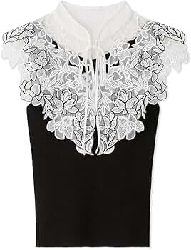 スナイデル　レースカラーノースリニット　24ss　ニットベスト　フリルカラー SNIDEL (セール60%OFF) Snidel / スナイデル レースカラー